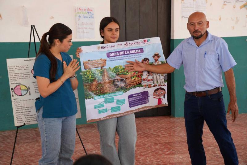 DIF Yucatán amplía acciones de orientación alimentaria en comunidades