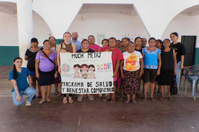 DIF Yucatán amplía acciones de orientación alimentaria en comunidades