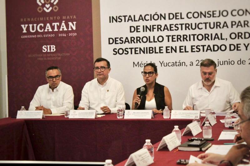 Instalan Consejo Consultivo para infraestructura y desarrollo territorial sostenible en Yucatán