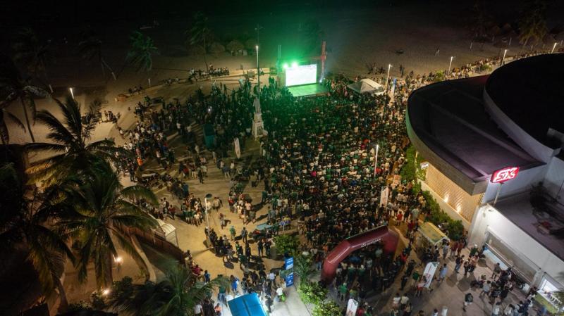 Zonas Fan reúnen a más de 11 mil personas en Yucatán durante triunfo de México