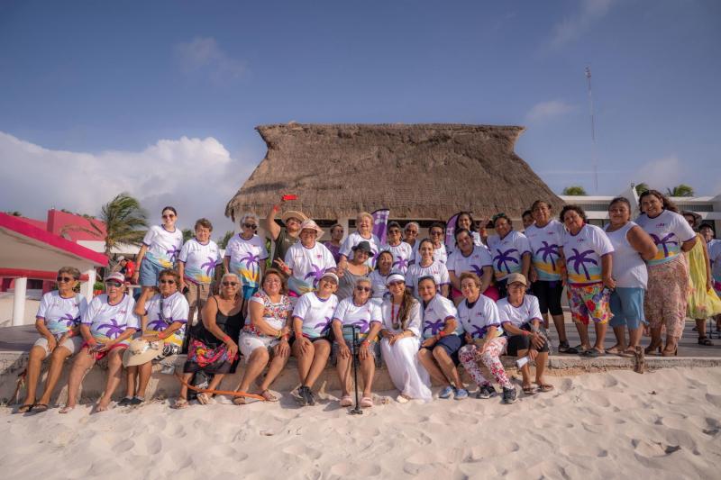 DIF Yucatán promueve bienestar integral de personas mayores con jornada recreativa en Progreso