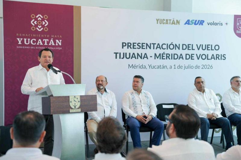 Renacimiento Maya suma ruta Tijuana-Mérida para fortalecer conectividad, turismo y economía