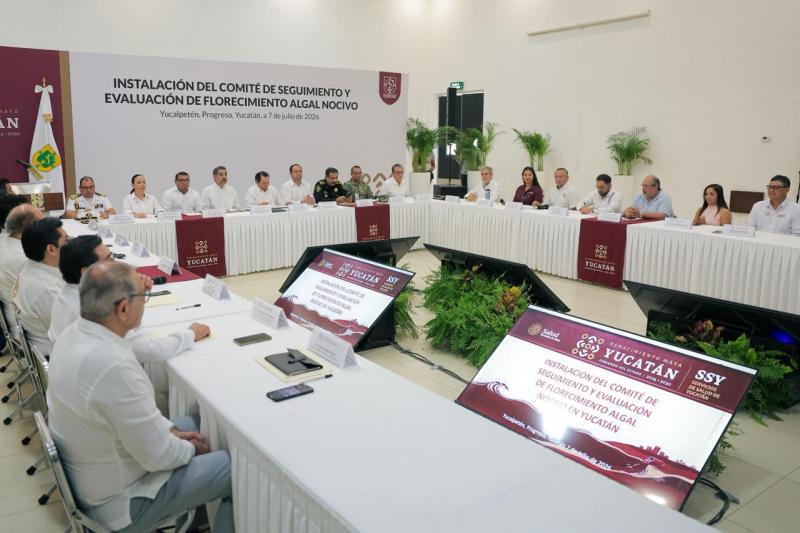 Playas de Yucatán, vigiladas y seguras: Gobierno del Renacimiento Maya activa monitoreo permanente contra la marea roja