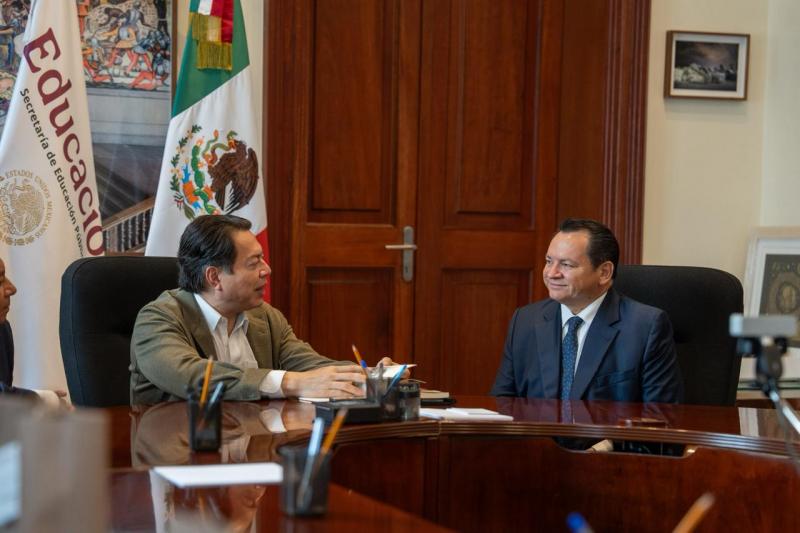 Gobernador Joaquín Díaz Mena lleva talento yucateco a la SEP: niñas y niños yucatecos se reúnen con Mario Delgado en CDMX