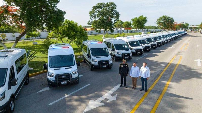 Renacimiento Maya fortalece la paz en Yucatán con nuevas unidades para la seguridad municipal