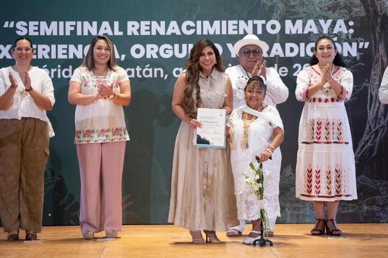 DIF Yucatán promueve orgullo por las raíces mayas con la semifinal de Persona Adulta Mayor 2026
