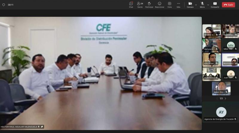 Gobierno del Estado encabeza la coordinación con la CFE: ruta clara hacia un servicio eléctrico confiable para las familias yucatecas