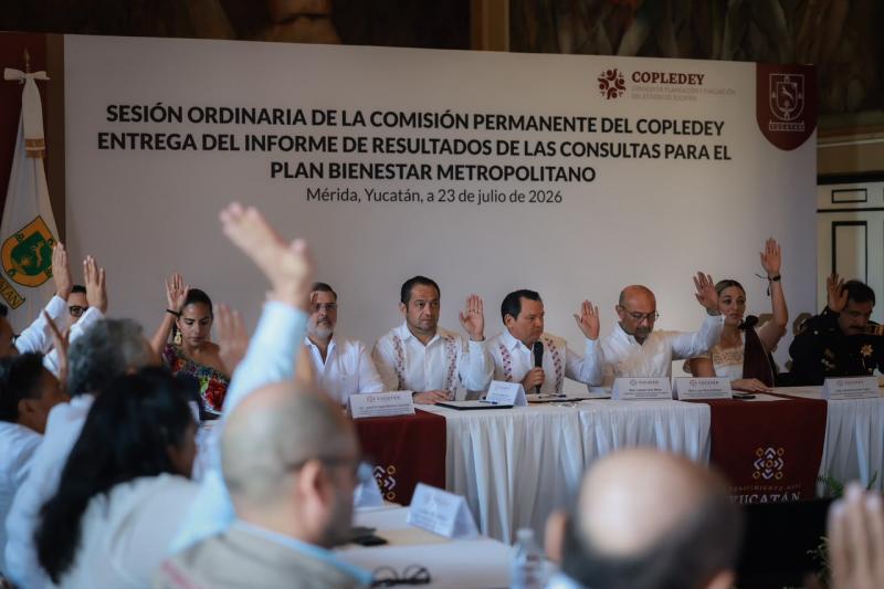 Más de 34 mil ciudadanas y ciudadanos definen ruta del Plan Bienestar Metropolitano para Mérida y su zona conurbada