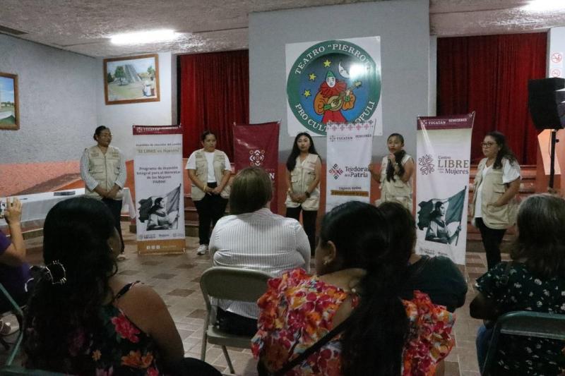 Centros Libre brindan protección y apoyo a yucatecas en más de 40 municipios