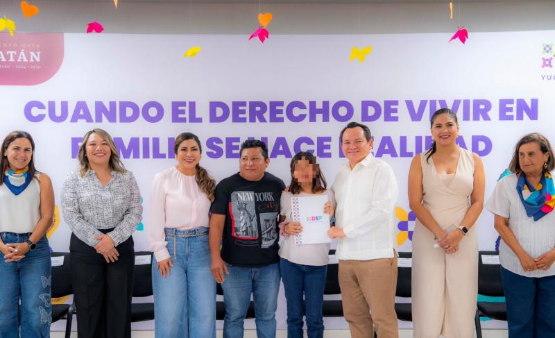 Niñas, niños y adolescentes inician nueva etapa con sus familias en Yucatán