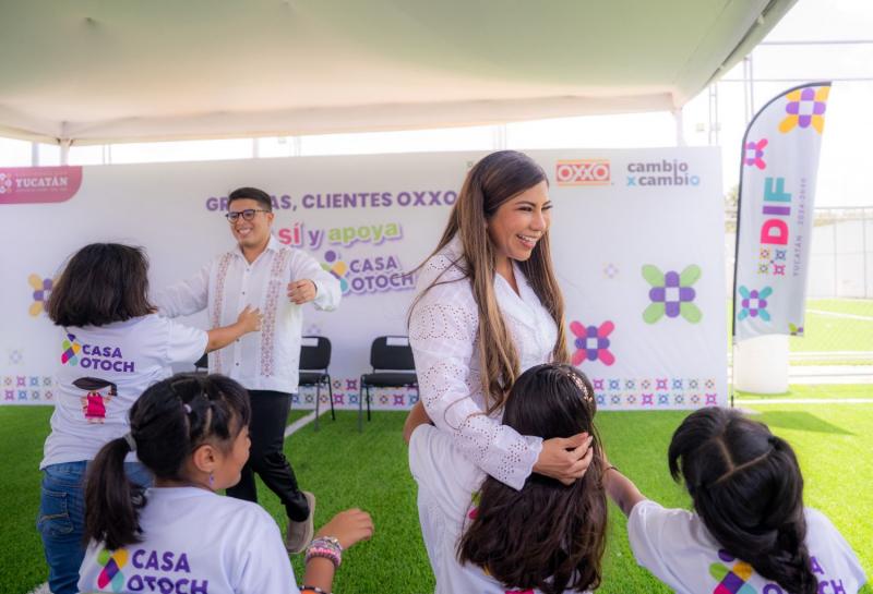 Casa Otoch recibe por primera vez recursos del programa de redondeo de Oxxo