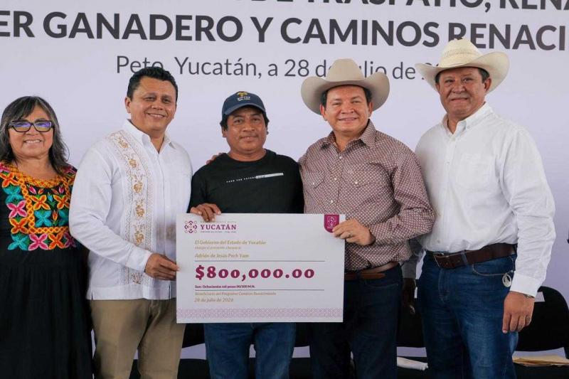 Invierte Renacimiento Maya 11 millones 760 mil pesos en beneficio de familias productoras del sur de Yucatán