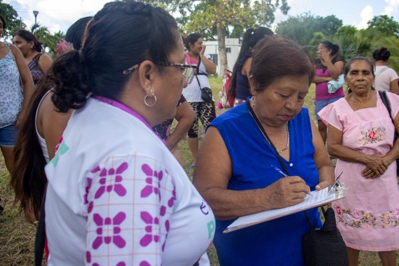 DIF Yucatán promueve seguridad alimentaria en comisarías de Yaxcabá
