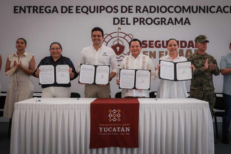 Renacimiento Maya cumple a pescadoras y pescadores con Seguridad en el Mar