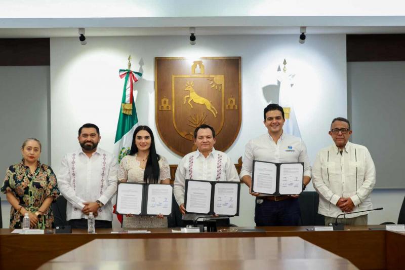 Convenio entre Gobierno del Estado, Izamal y Progreso permitirá más obras y mejores servicios para las familias