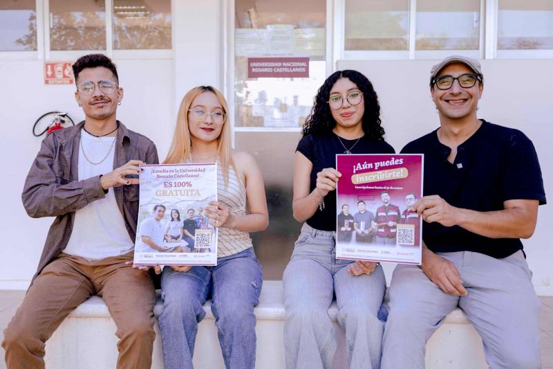 Universidad Nacional Rosario Castellanos extiende convocatoria de ingreso al 31 de agosto