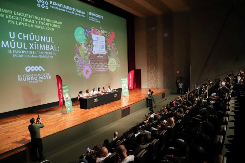 Inauguran el Primer Encuentro Peninsular de Escritoras y Escritores en Lengua Maya 2026