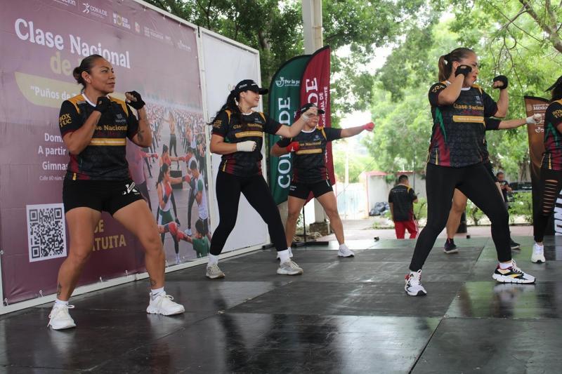 Fomentan el desarrollo personal y la convivencia social con Clase Nacional de Boxeo en Mérida