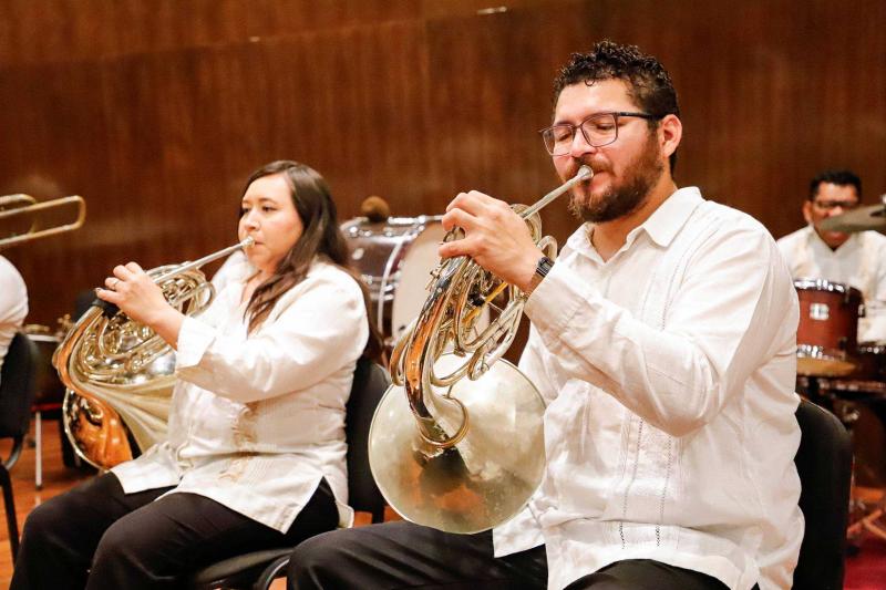 Banda de Música de la Sedeculta celebró 153 años de su fundación
