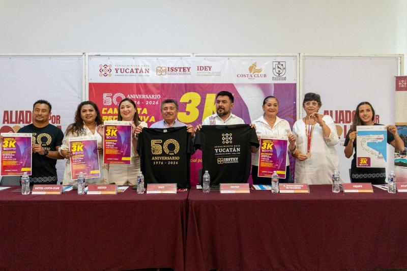 Con Caminata Recreativa 3K, el Isstey celebra su 50 aniversario