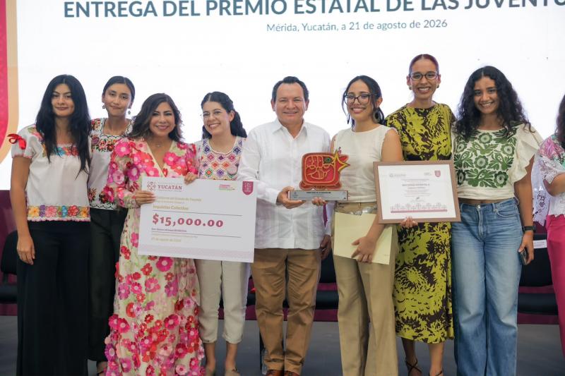 enacimiento Maya reconoce a las juventudes que transforman Yucatán