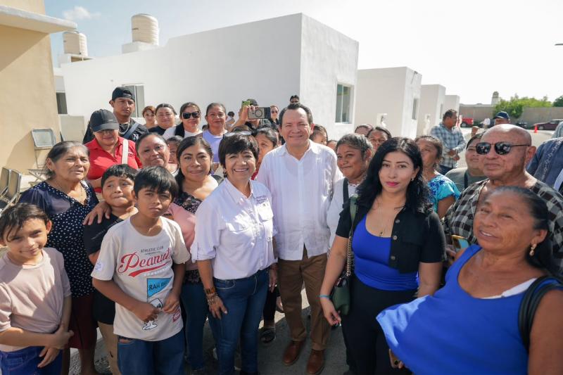 Coordinación con el Gobierno de México impulsa 10 mil viviendas con certeza patrimonial en Yucatán