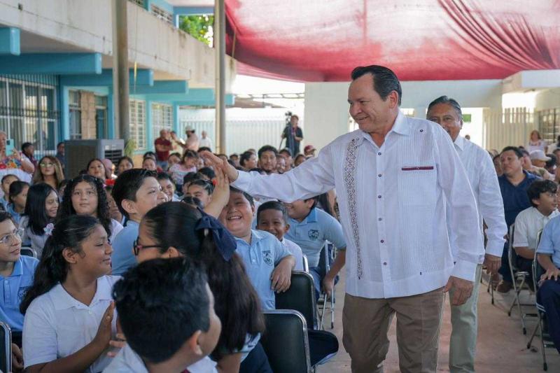Renacimiento Maya dignifica primaria de Zazil-Há en Mérida con inversión de más de tres mdp