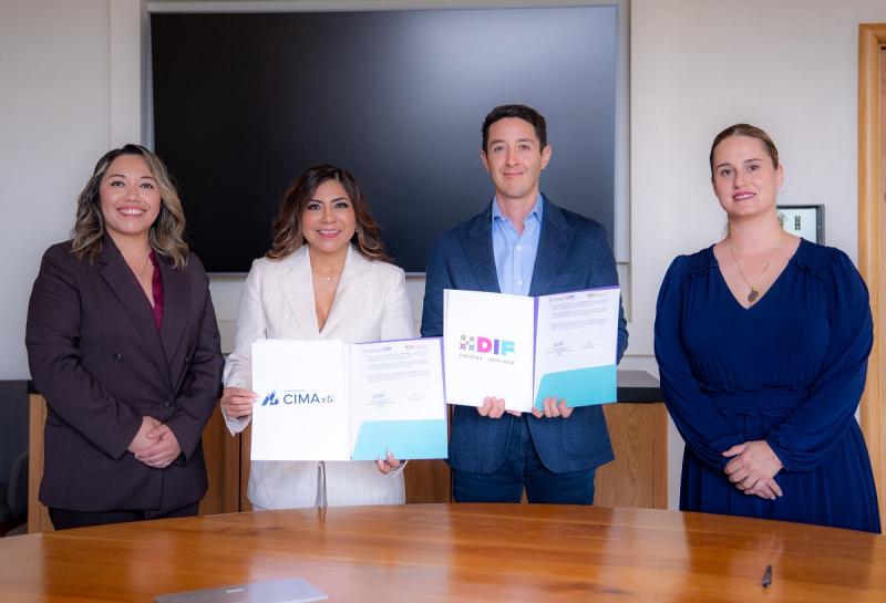 DIF Yucatán y Fundación CIMA x Ti suman esfuerzos a favor de las infancias