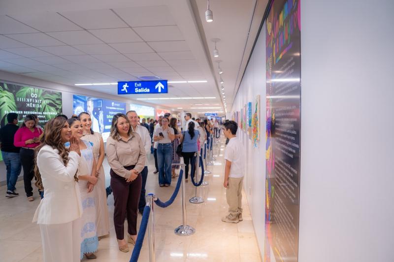 DIF Yucatán y ASUR inauguran "Un mundo que incluye", exposición que visibiliza el autismo a través del arte