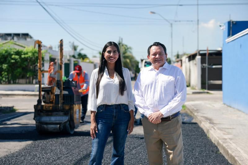 Renacimiento Maya cumple compromisos con Mérida y atiende 57 calles en el fraccionamiento Limones  