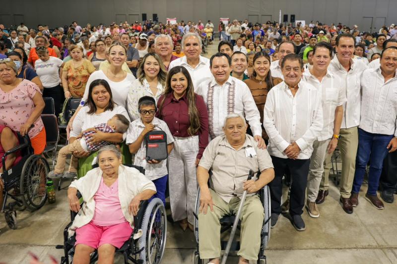 Renacimiento Maya y Gobierno de México suman esfuerzos para entregar 1,147 aparatos de movilidad en los 106 municipios de Yucatán  