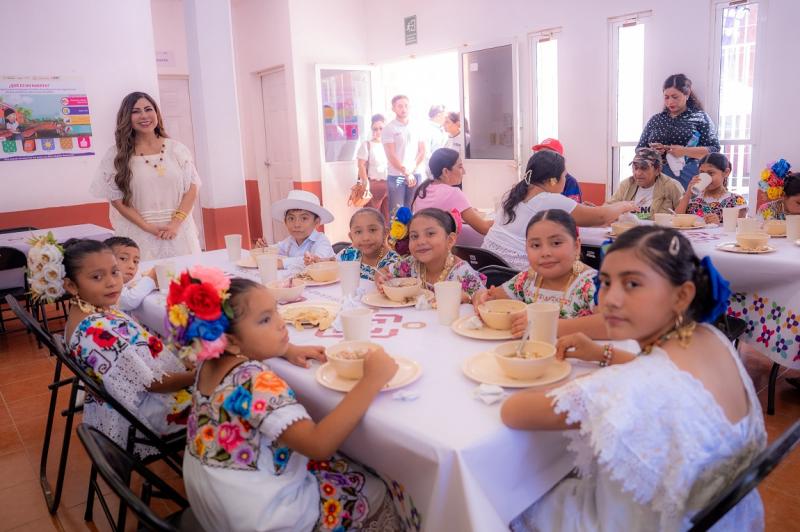 DIF Yucatán amplía atención alimentaria en Uayma con nuevo comedor comunitario