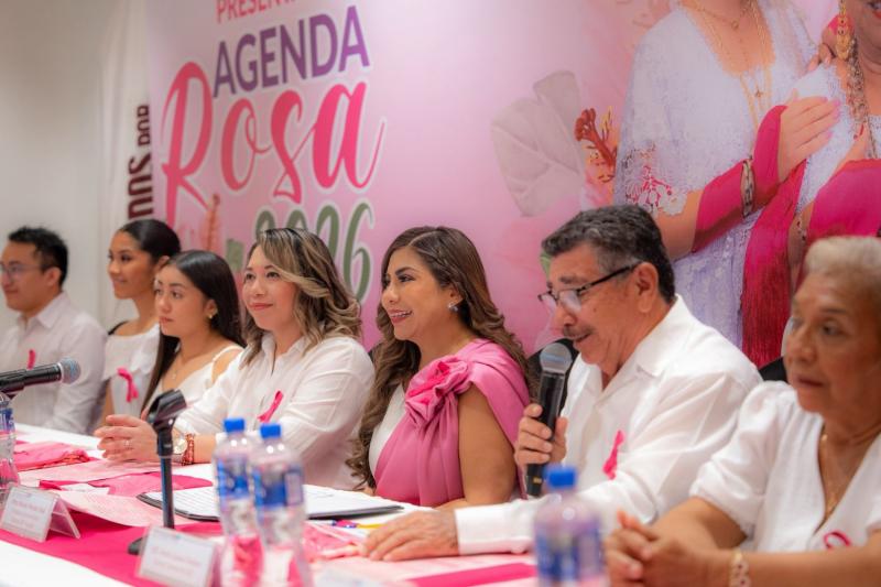 DIF Yucatán presenta Agenda Rosa 2026 para promover la detección oportuna del cáncer de mama en todo el estado