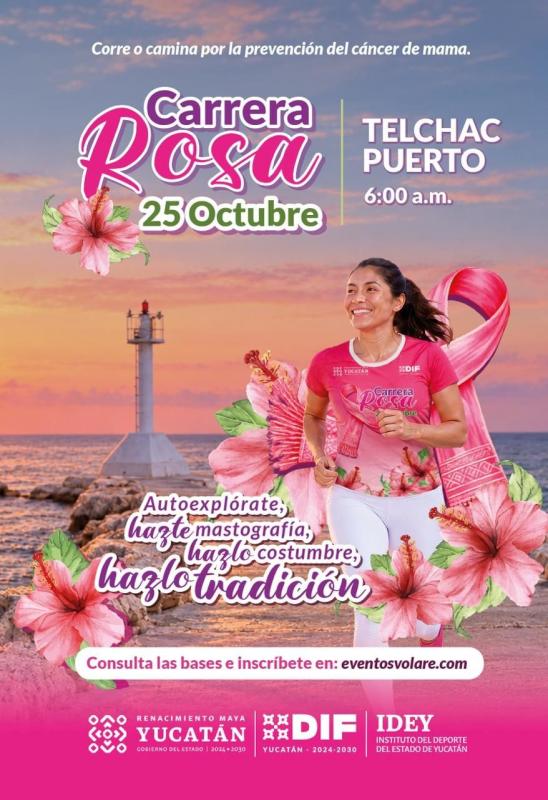 DIF Yucatán presenta Agenda Rosa 2026 para promover la detección oportuna del cáncer de mama en todo el estado