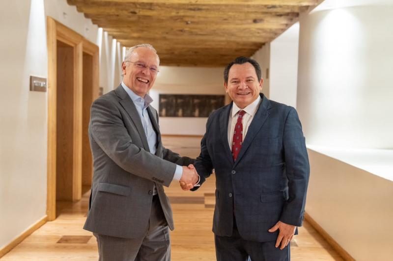 Gobernador Joaquín Díaz Mena presenta al CCE proyectos estratégicos del Renacimiento Maya para atraer inversión a Yucatán