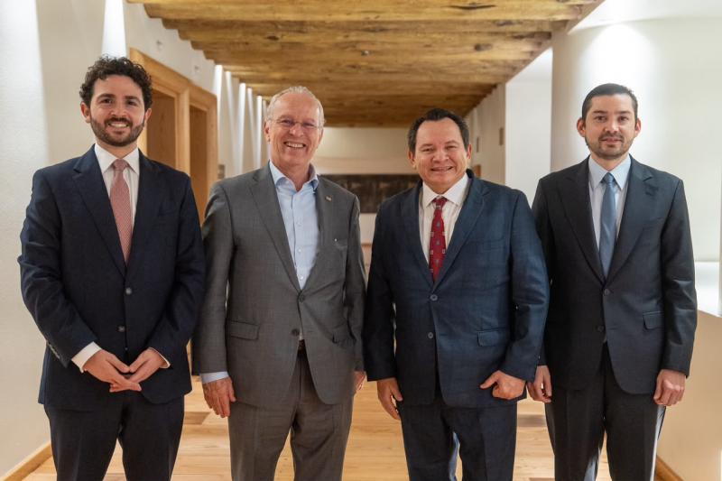 Gobernador Joaquín Díaz Mena presenta al CCE proyectos estratégicos del Renacimiento Maya para atraer inversión a Yucatán