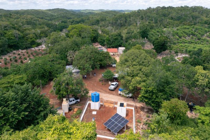 Cumple Renacimiento Maya con obras de agua potable y saneamiento en Tekax
