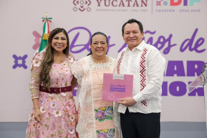 30 millones de raciones para 125 mil niñas y niños: Wendy Méndez Naal rinde cuentas de dos años del DIF Yucatán