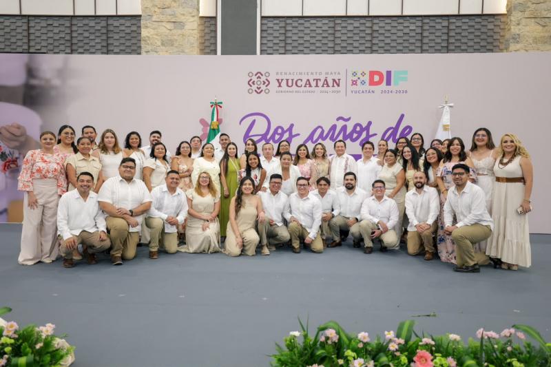 30 millones de raciones para 125 mil niñas y niños: Wendy Méndez Naal rinde cuentas de dos años del DIF Yucatán