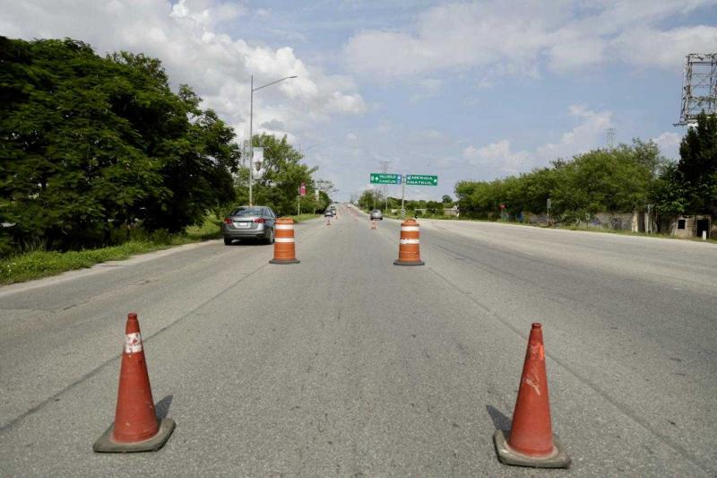 Anuncian cierres viales por trabajos en el Paso Superior Vehicular de la 50 Sur