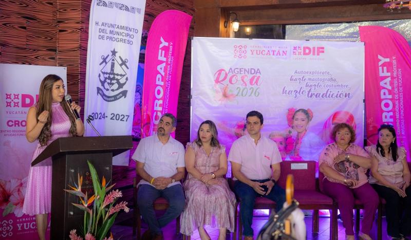 Agenda Rosa llega a Progreso con apoyos para mujeres que enfrentaron el cáncer de mama