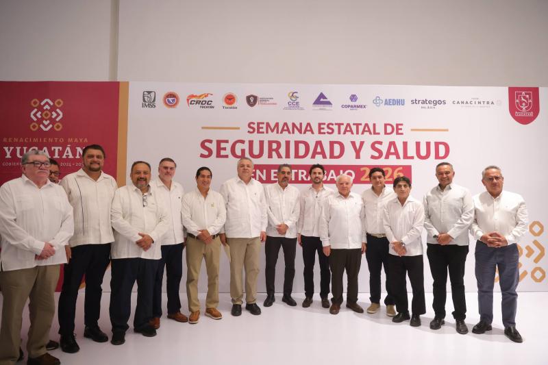 Yucatán fortalece la seguridad y la salud laboral para proteger a las y los trabajadores