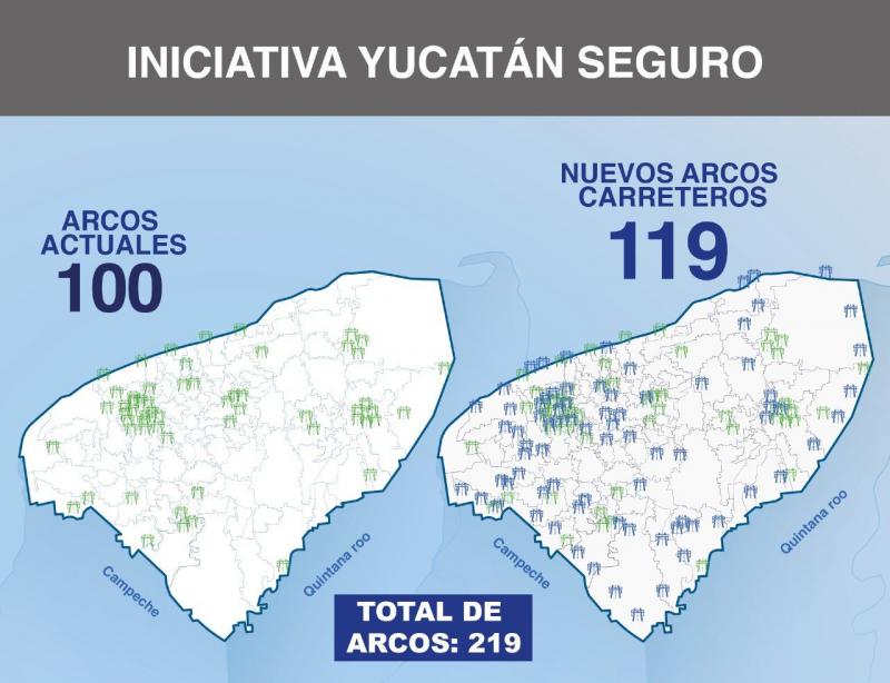 Las fronteras del Estado y las entradas y salidas de los municipios, protegidos con la iniciativa "Yucatán Seguro"