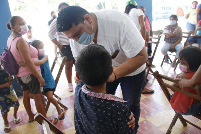 Nueva etapa de vacunación en Yucatán con la aplicación de la segunda dosis para menores de 5 a 11 años de edad
