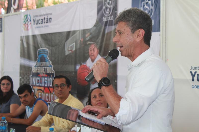 Presenta Gobierno del Estado la segunda edición de la Liga de la Inclusión de Básquetbol