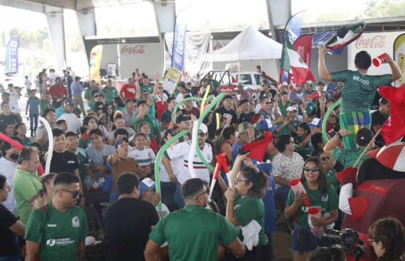 Habitantes de Tizimín disfrutan de la fiesta futbolera con el "Mundial para Todas y Todos"