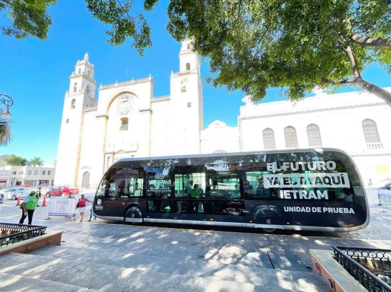 El Ie-tram transformará la movilidad en Yucatán a través del funcionamiento de 32 novedosas unidades 100% eléctricas