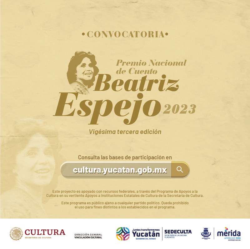 Se invita a participar en el Premio Nacional de Cuento "Beatriz Espejo" 2023