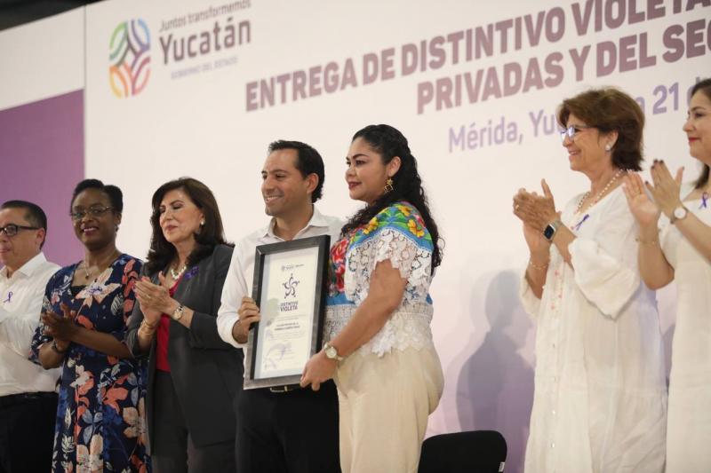 Haciendo equipo el Gobierno del Estado y la sociedad yucateca, en Yucatán se avanza en el combate a la violencia contra de las mujeres