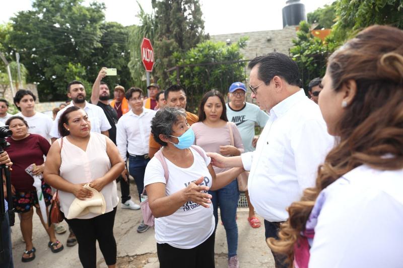 Inicia Plan Bienestar en el sur de Mérida para llevar obras y servicios básicos a las colonias